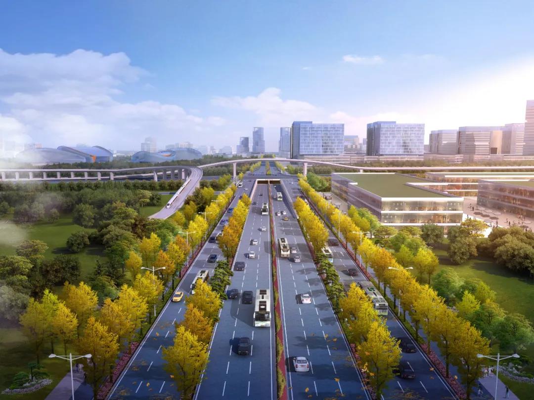 济南新旧动能转换起步区 重点工程 黄河大道:当前施工